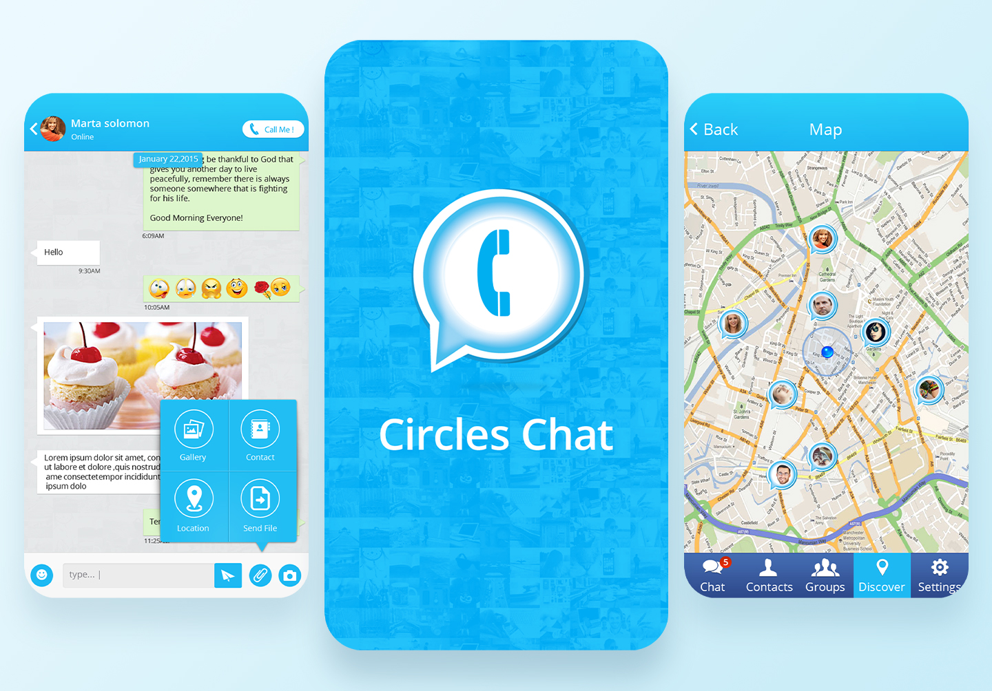 Portfolio Circles Chat