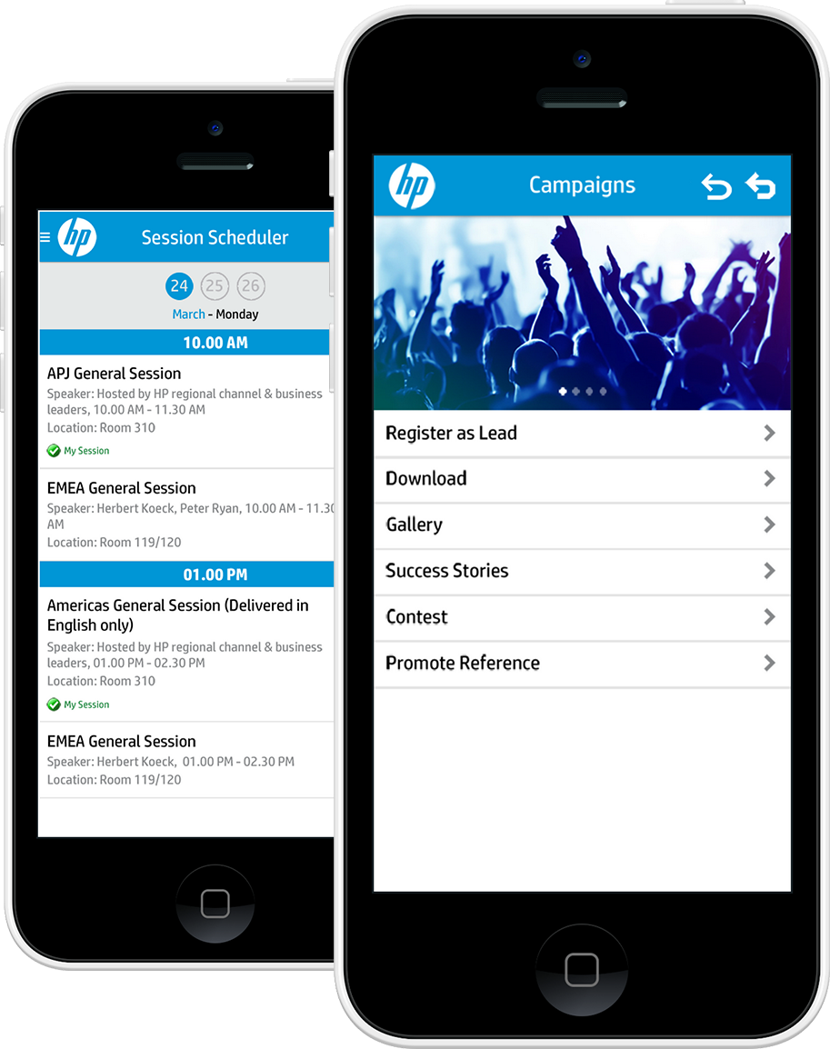 HP Events Case Study Information Technology Event Management App